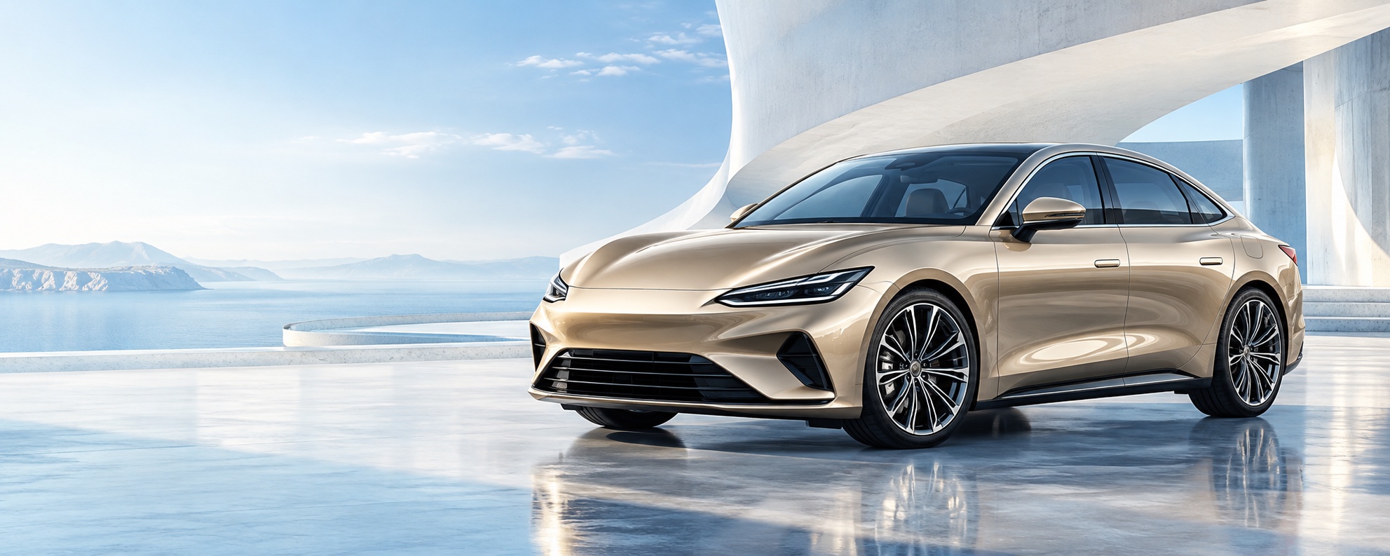 Original BeiXu Champagne gold / Sport sedan campaign