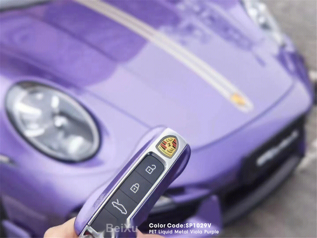 PET Liquid Metal Viola Purple Vinyl image 4