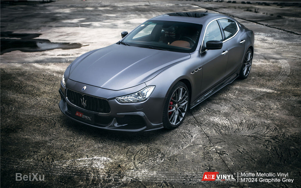 Matte Metallic Graphite Grey Vinyl image 3