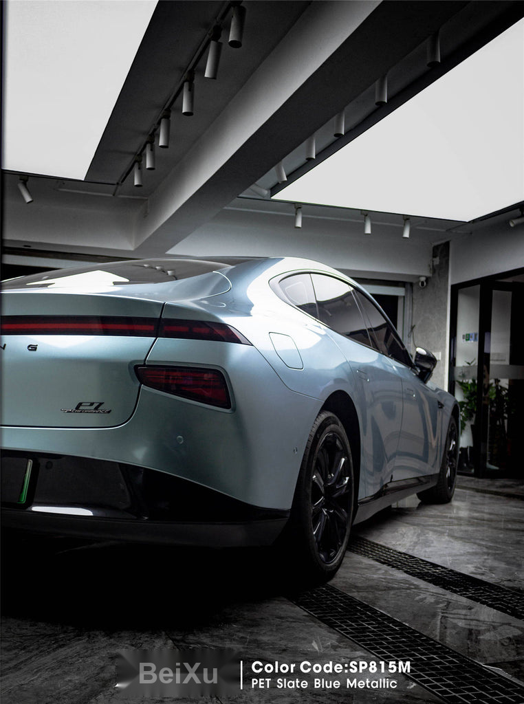 PET Slate Blue Metallic Vinyl image 8