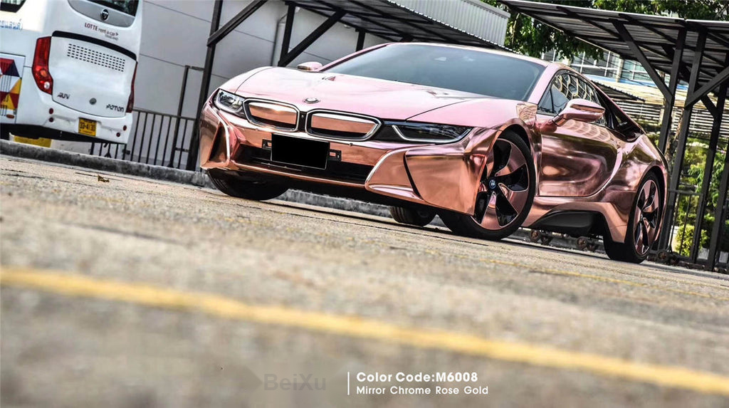 Mirror Chrome Rose Gold Vinyl image 8