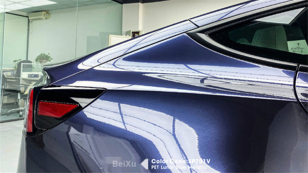 PET Lunar Blue Metallic Vinyl image 7