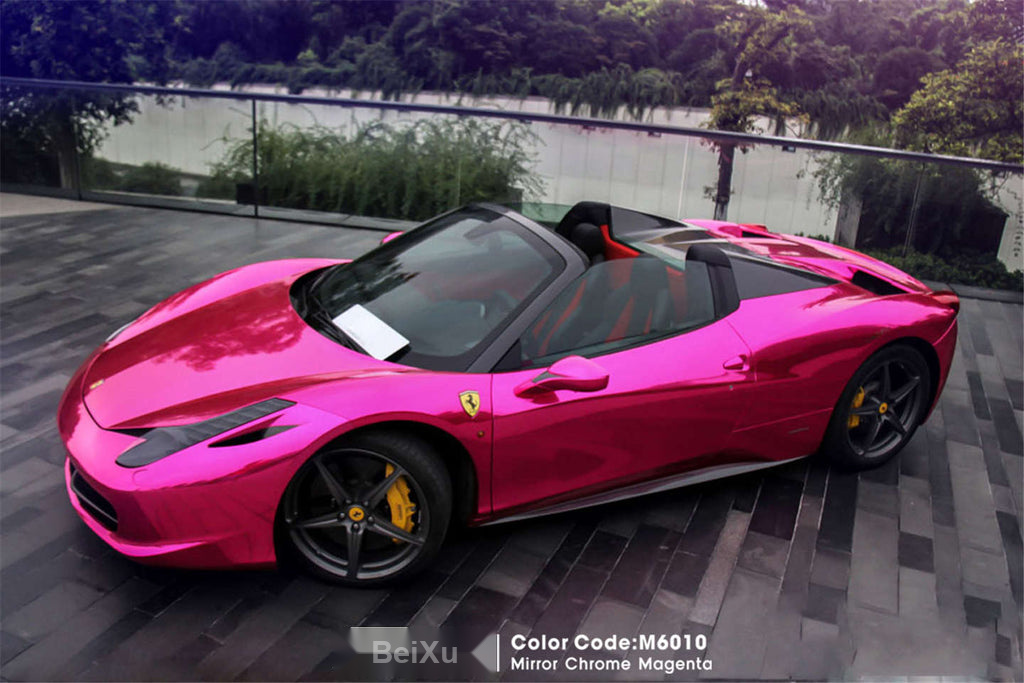 Mirror Chrome Magenta Vinyl image 3