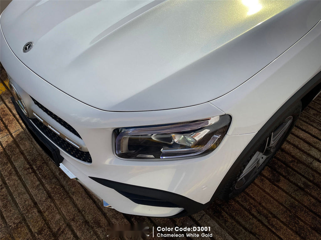 Gloss Chameleon White Gold Vinyl image 5