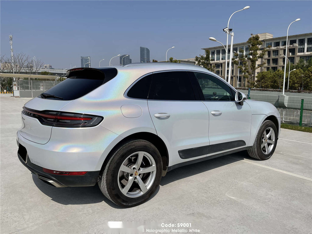 Gloss Holographic White Vinyl image 5
