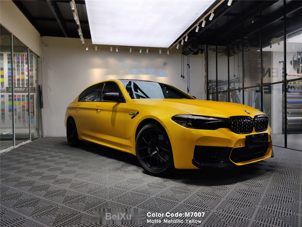 Matte Metallic Yellow Vinyl image 7