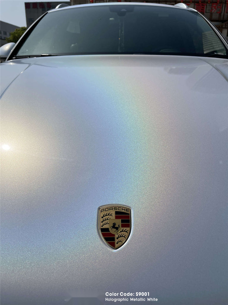 Gloss Holographic White Vinyl image 8