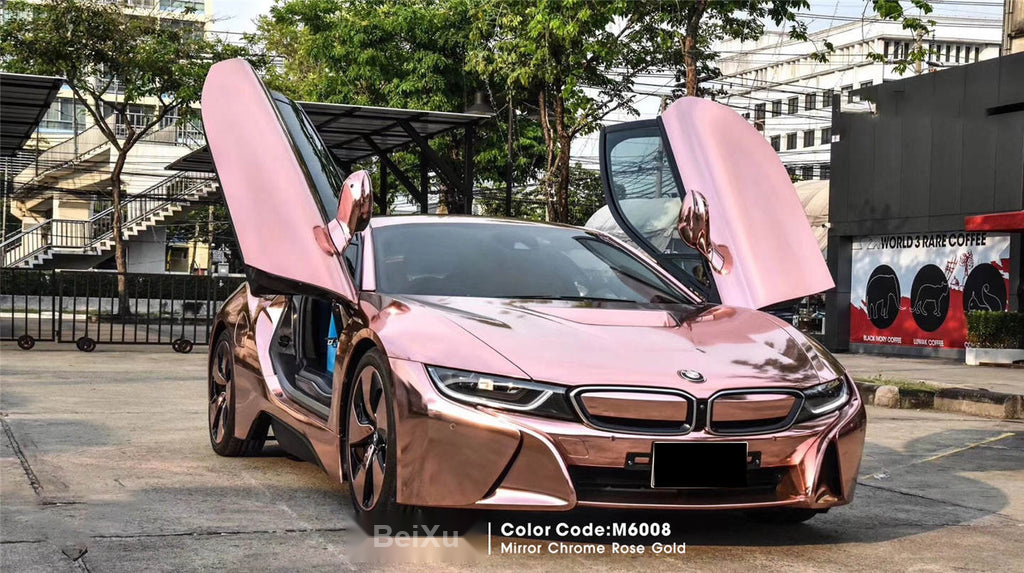 Mirror Chrome Rose Gold Vinyl image 4