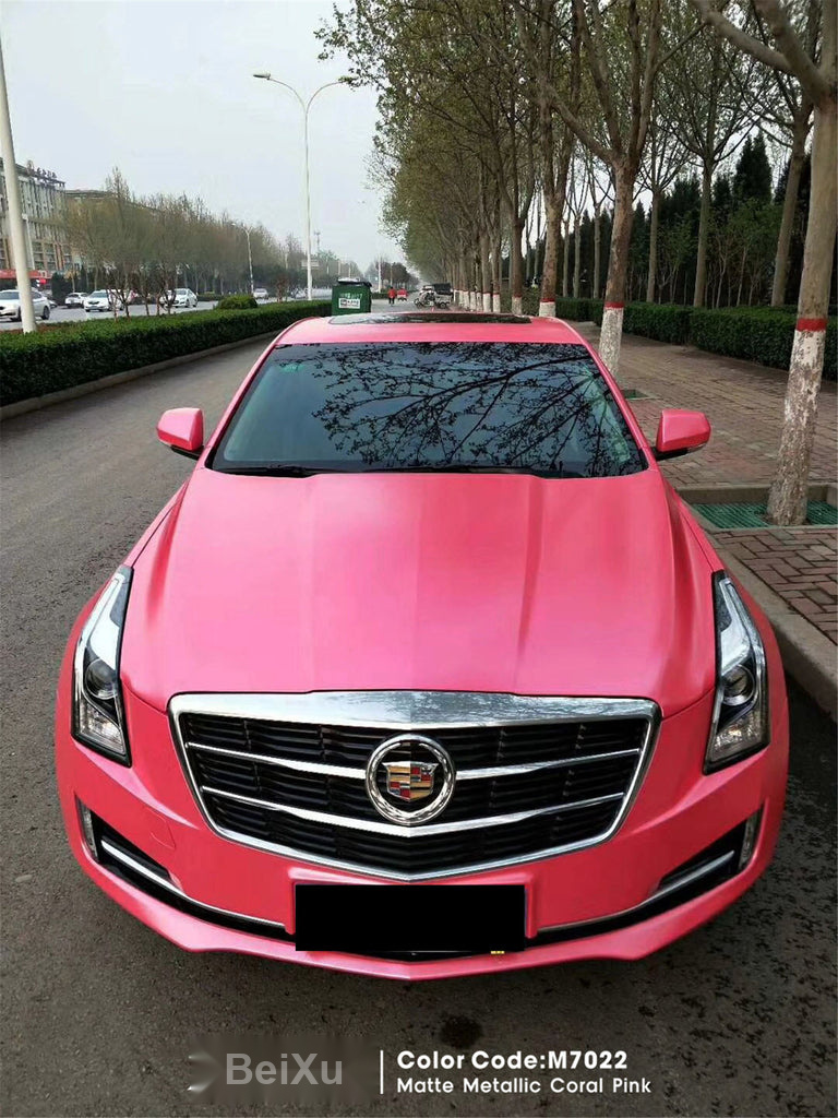 Matte Metallic Coral Pink Vinyl alternate view