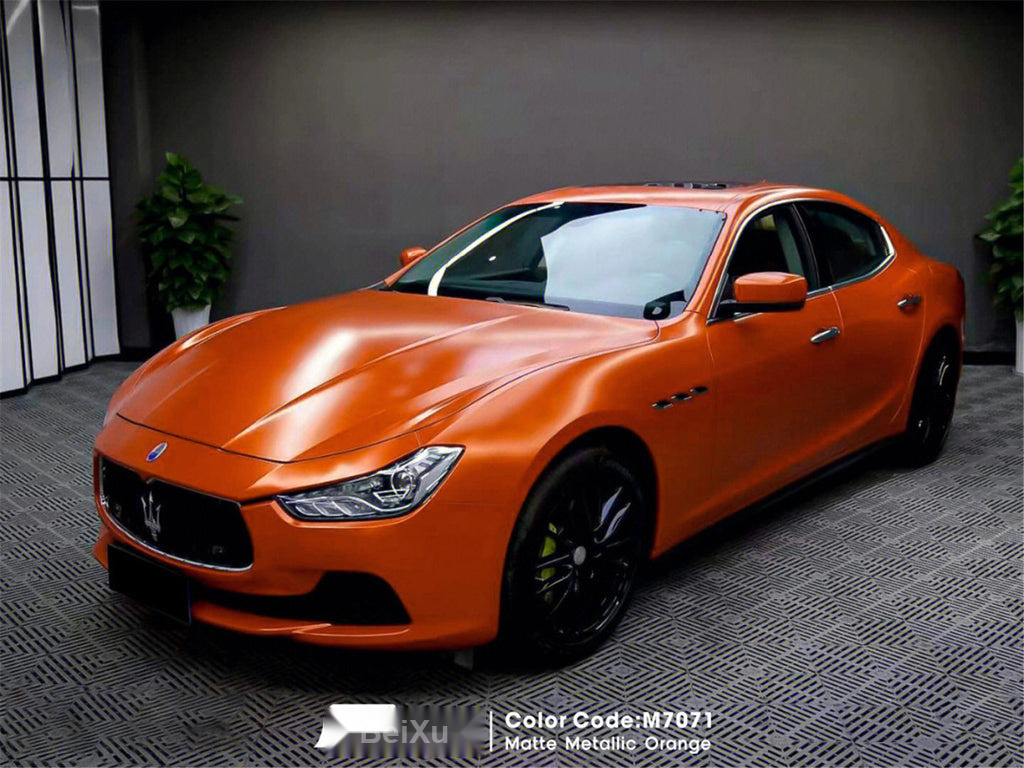 Matte Metallic Orange Vinyl image 7