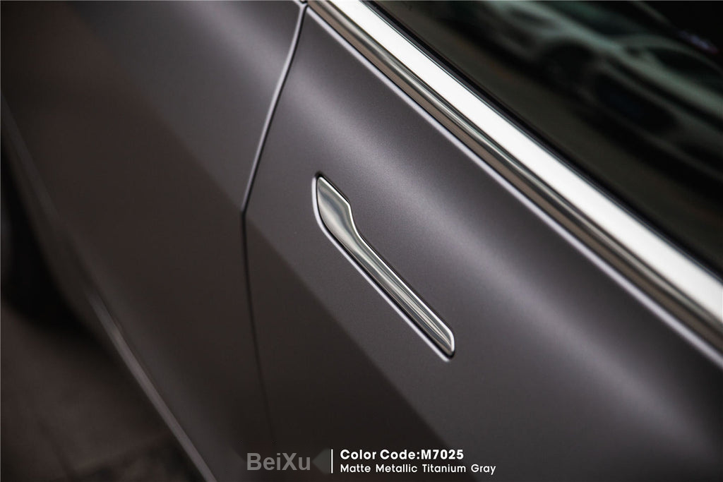 Matte Metallic Titanium Gray Vinyl image 3