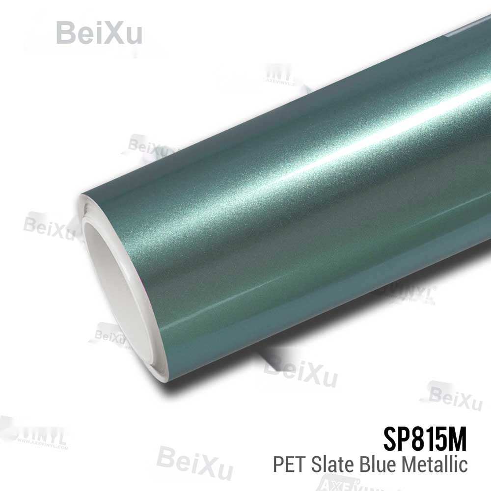 PET Slate Blue Metallic Vinyl