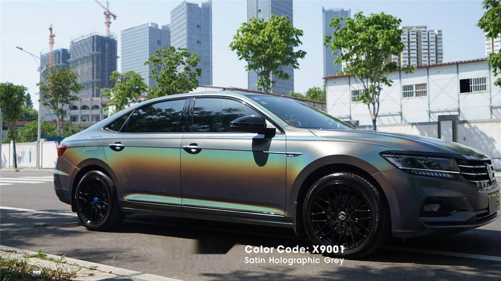 Satin Holographic Grey Vinyl image 4