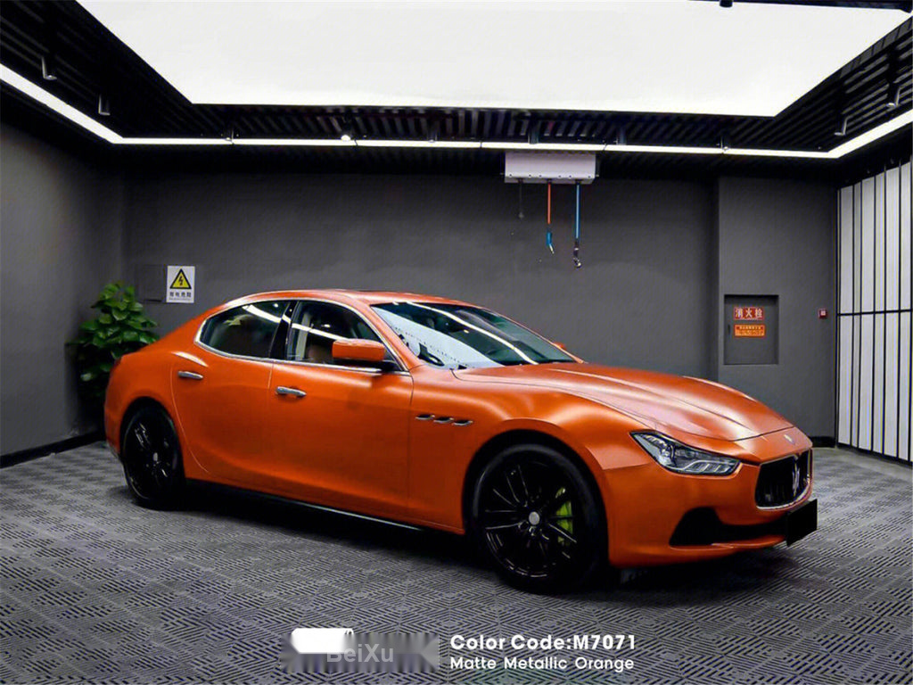 Matte Metallic Orange Vinyl image 8