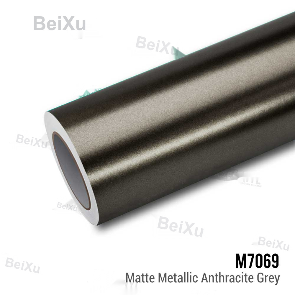 Matte Metallic Anthracite Grey Vinyl