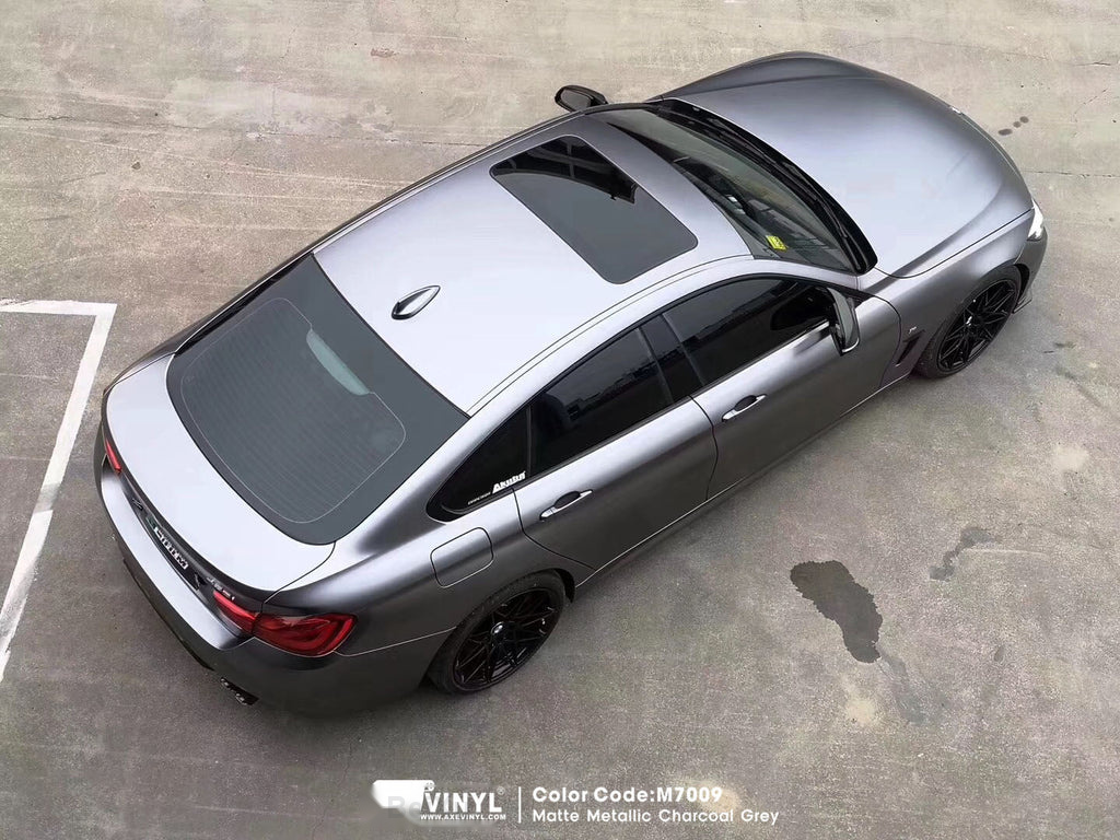 Matte Metallic Charcoal Grey Vinyl image 5