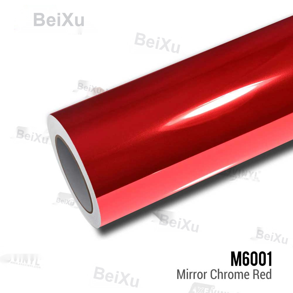 Mirror Chrome Red Vinyl