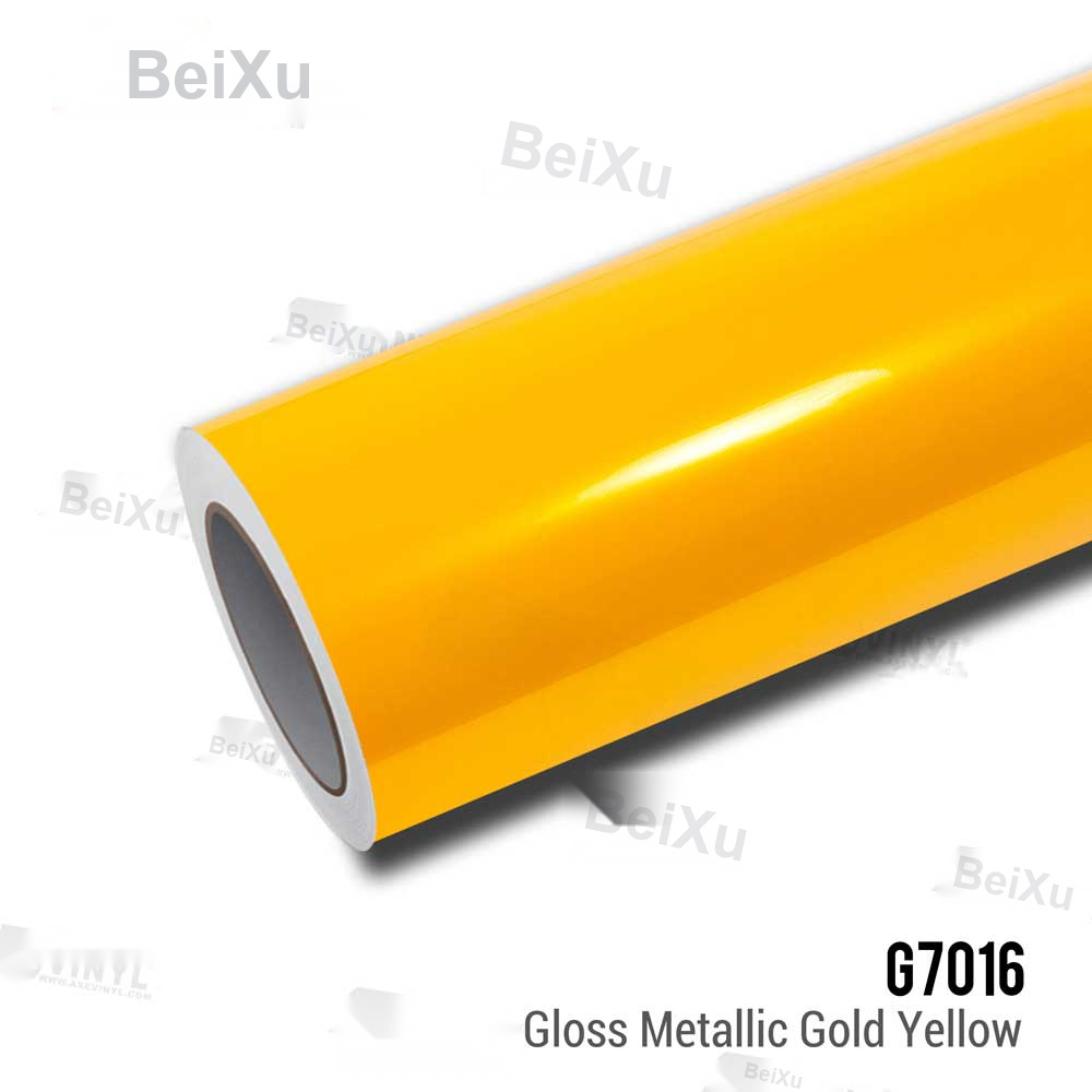 Gloss Metallic Gold Yellow Vinyl