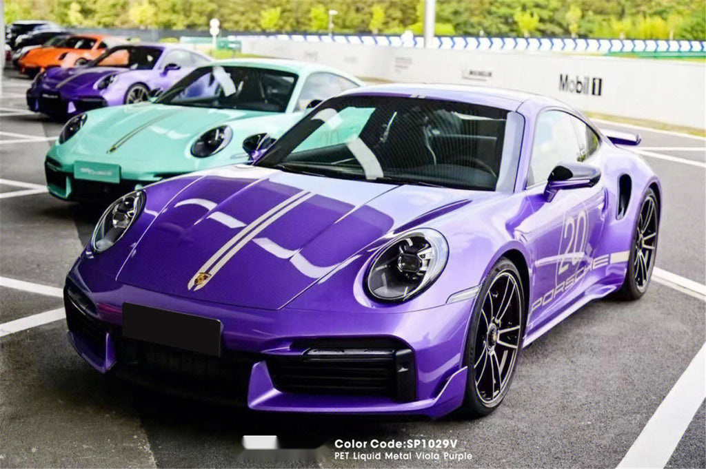 PET Liquid Metal Viola Purple Vinyl image 3