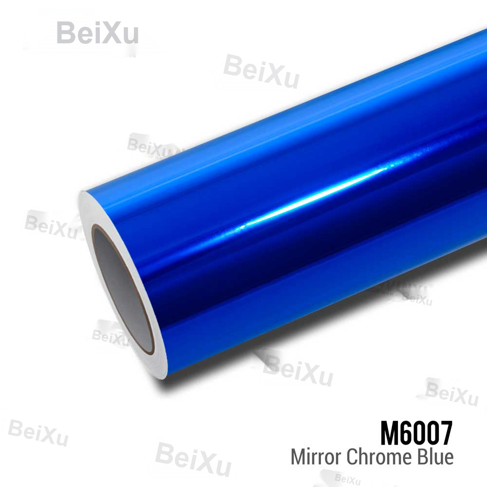 Mirror Chrome Blue Vinyl