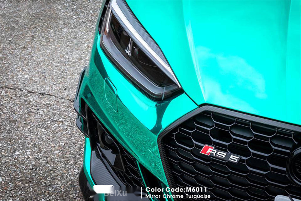 Mirror Chrome Turquoise Vinyl image 3