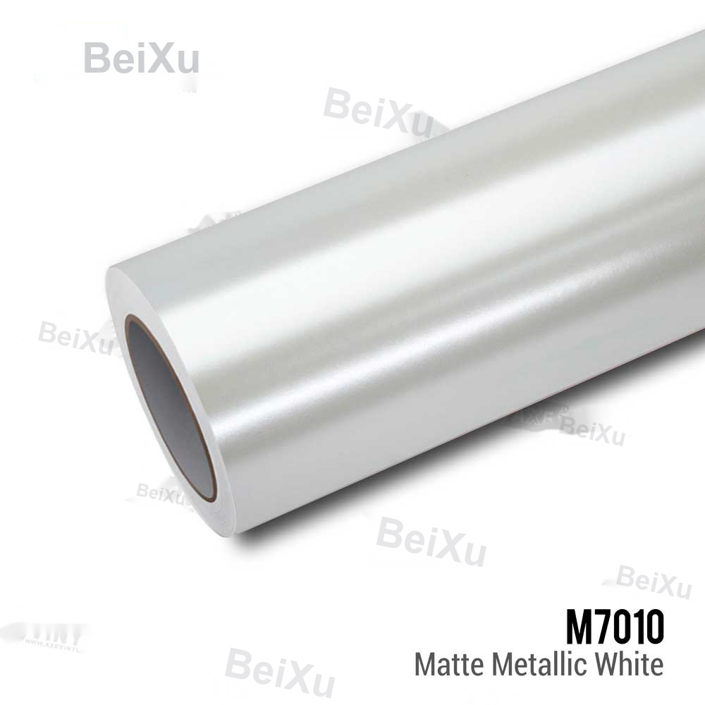 Matte Metallic White Vinyl