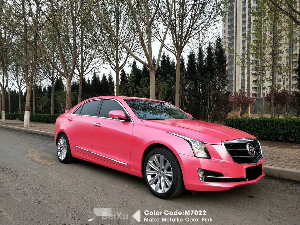 Matte Metallic Coral Pink Vinyl image 6