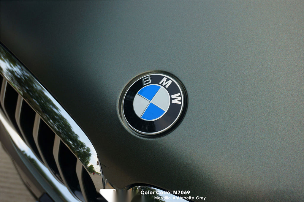 Matte Metallic Anthracite Grey Vinyl image 3