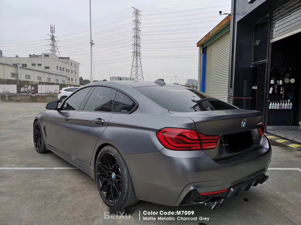 Matte Metallic Charcoal Grey Vinyl image 4