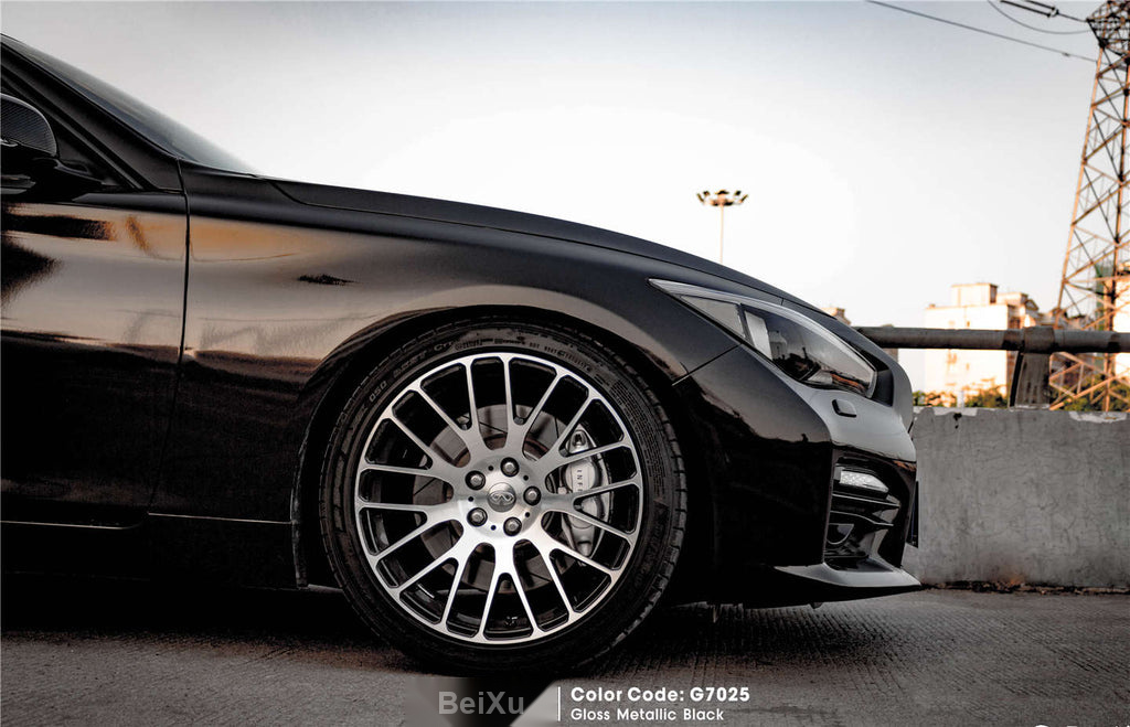 Gloss Metallic Black Vinyl image 8