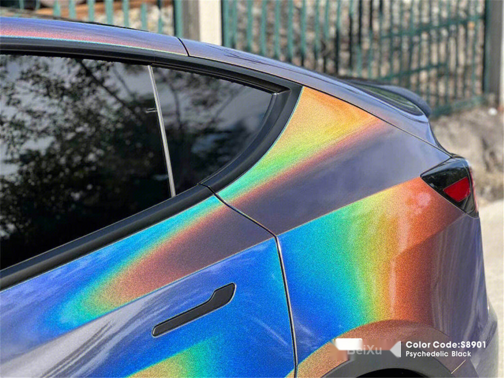Gloss Psychedelic Black Vinyl image 5
