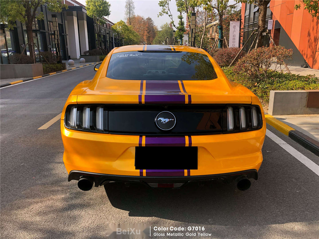 Gloss Metallic Gold Yellow Vinyl image 3