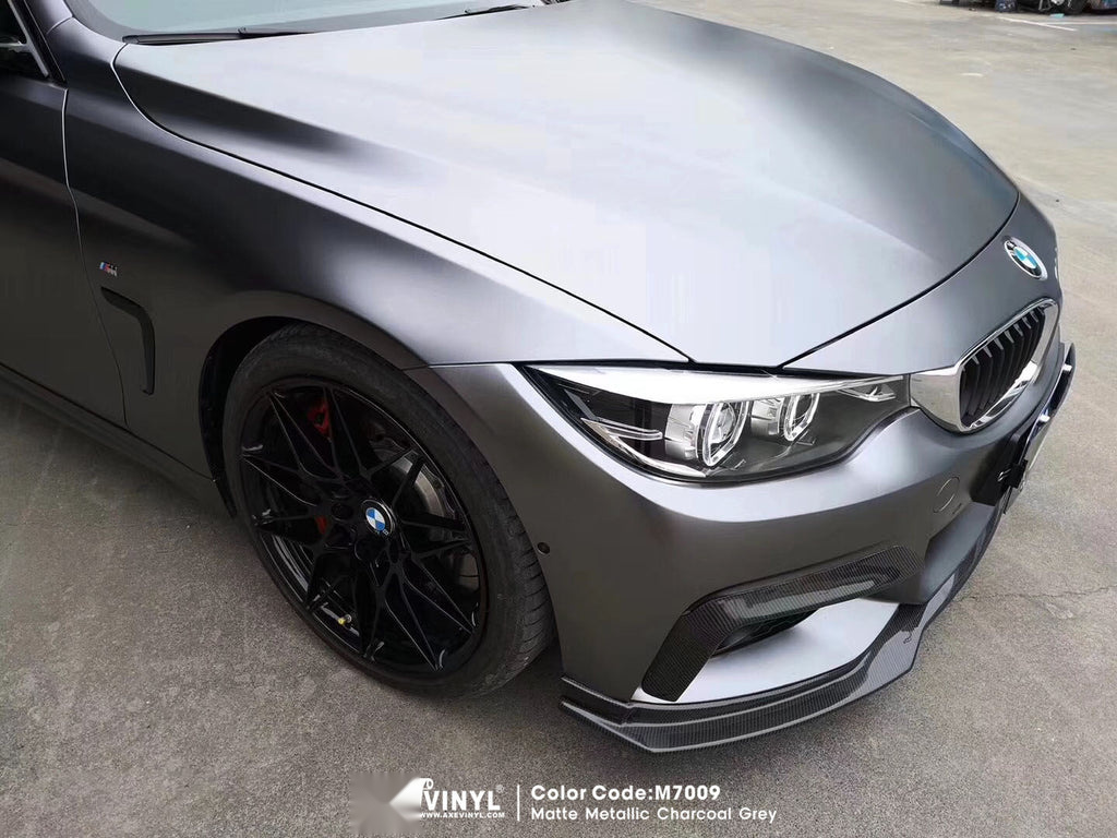 Matte Metallic Charcoal Grey Vinyl image 7