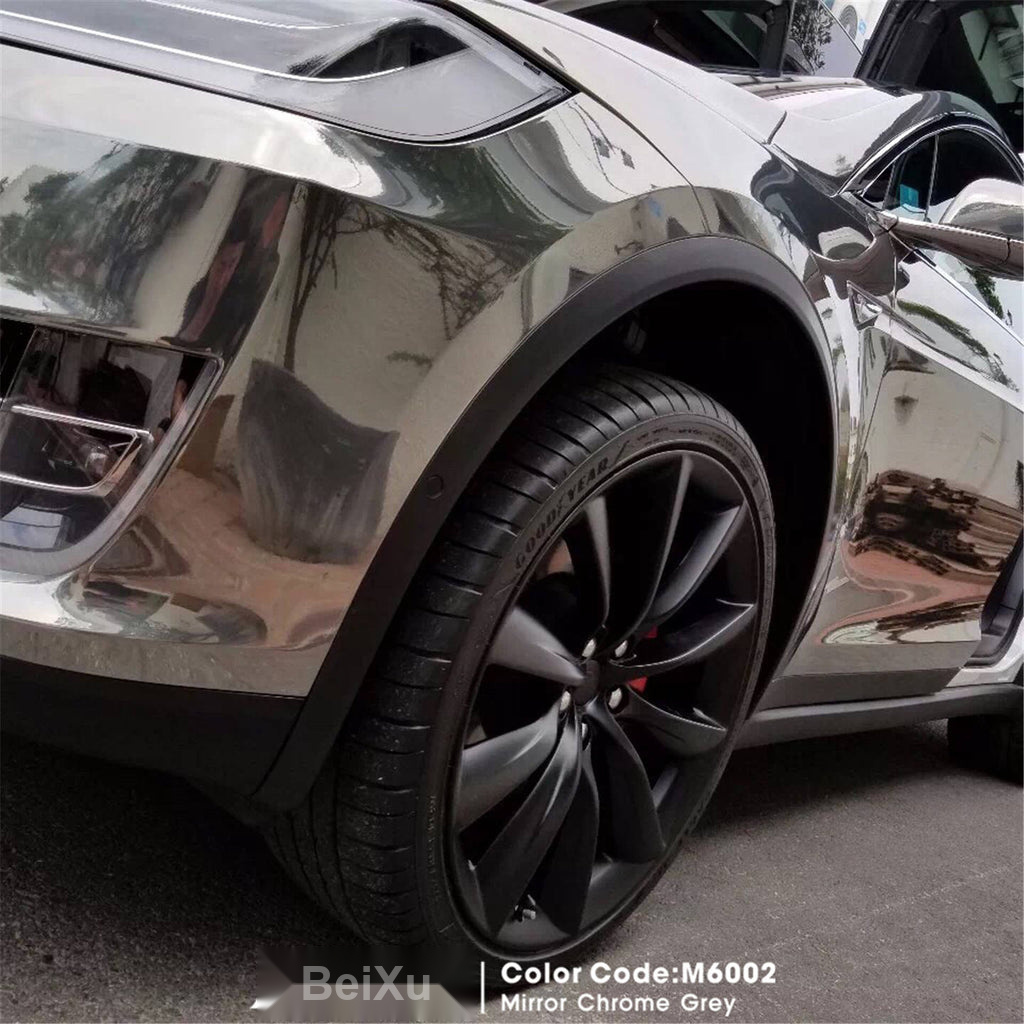 Mirror Chrome Grey Vinyl image 4