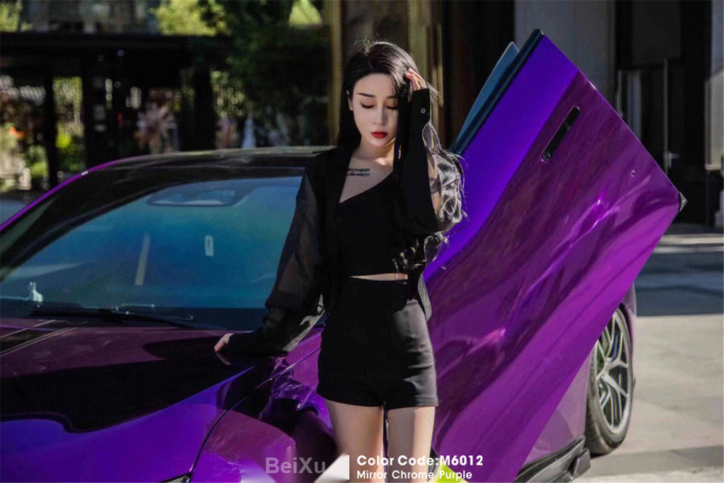 Mirror Chrome Purple Vinyl image 10
