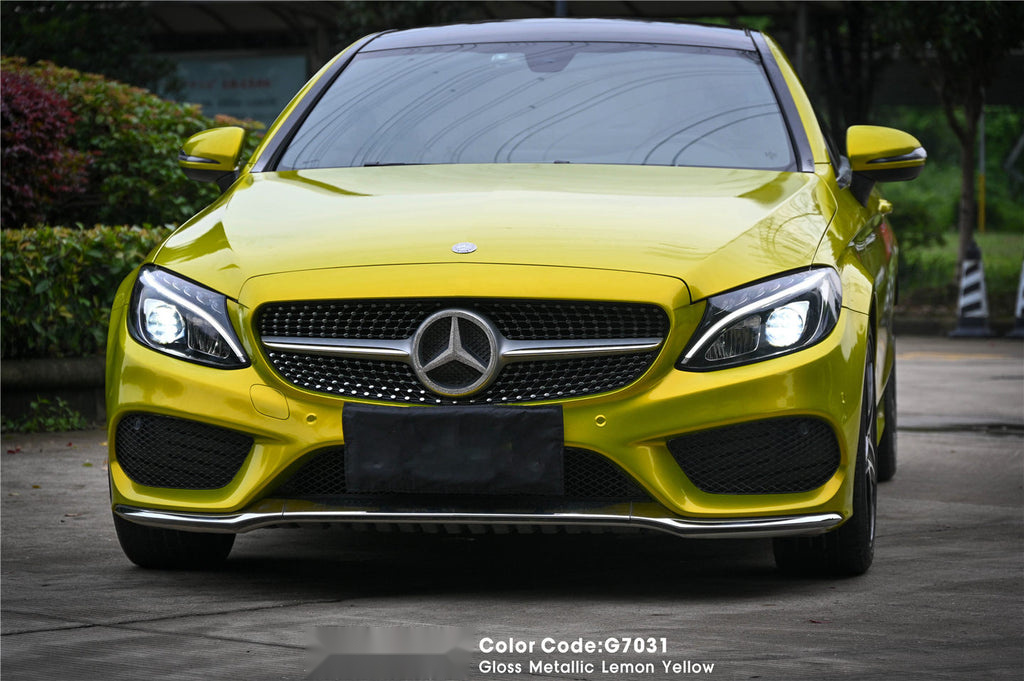 Gloss Metallic Lemon Yellow Vinyl alternate view