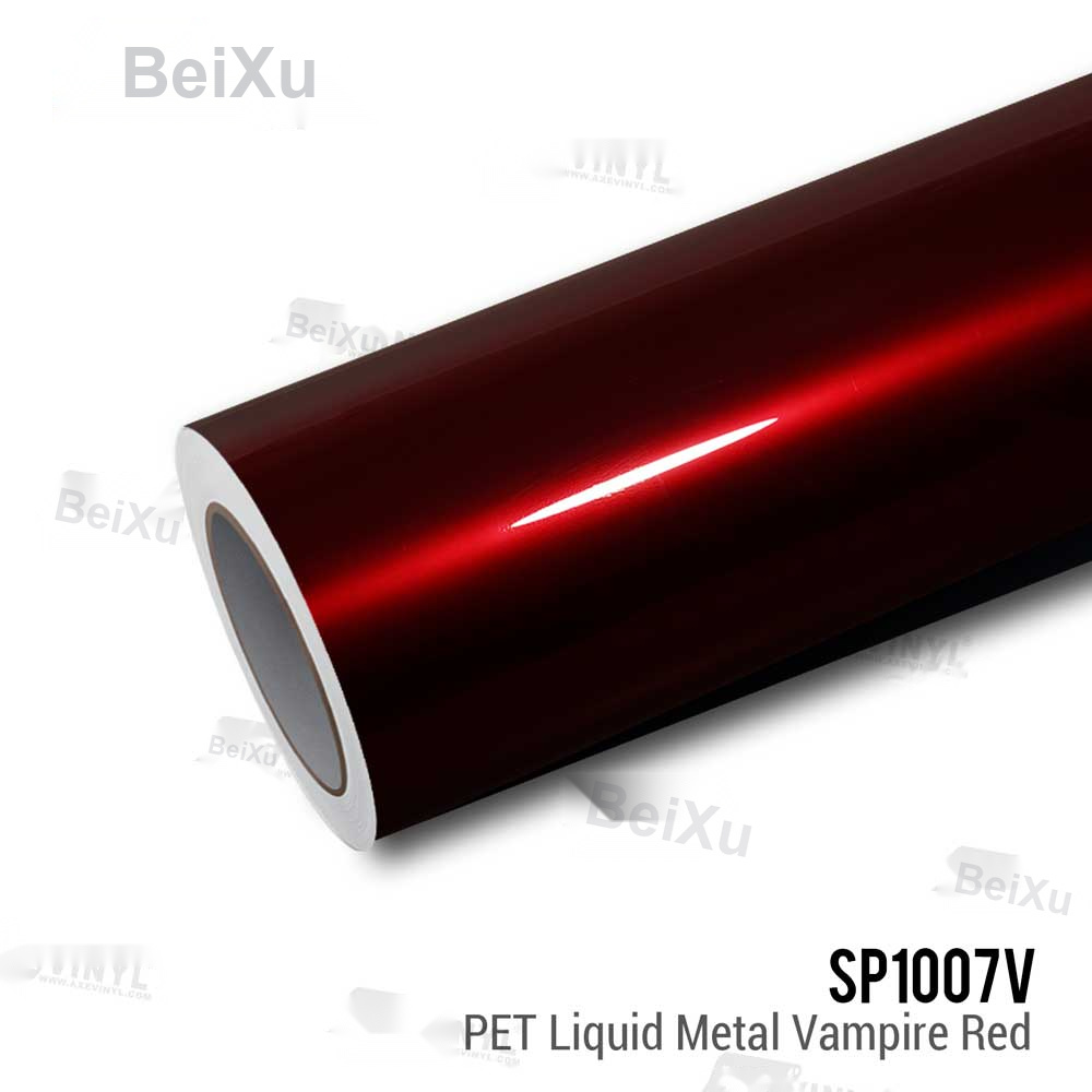 PET Liquid Metal Vampire Red Vinyl