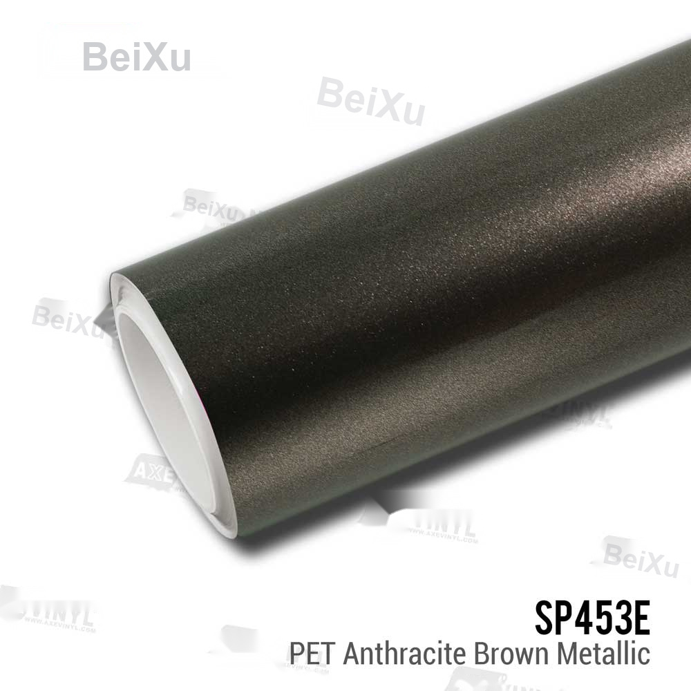 PET Anthracite Brown Metallic Vinyl