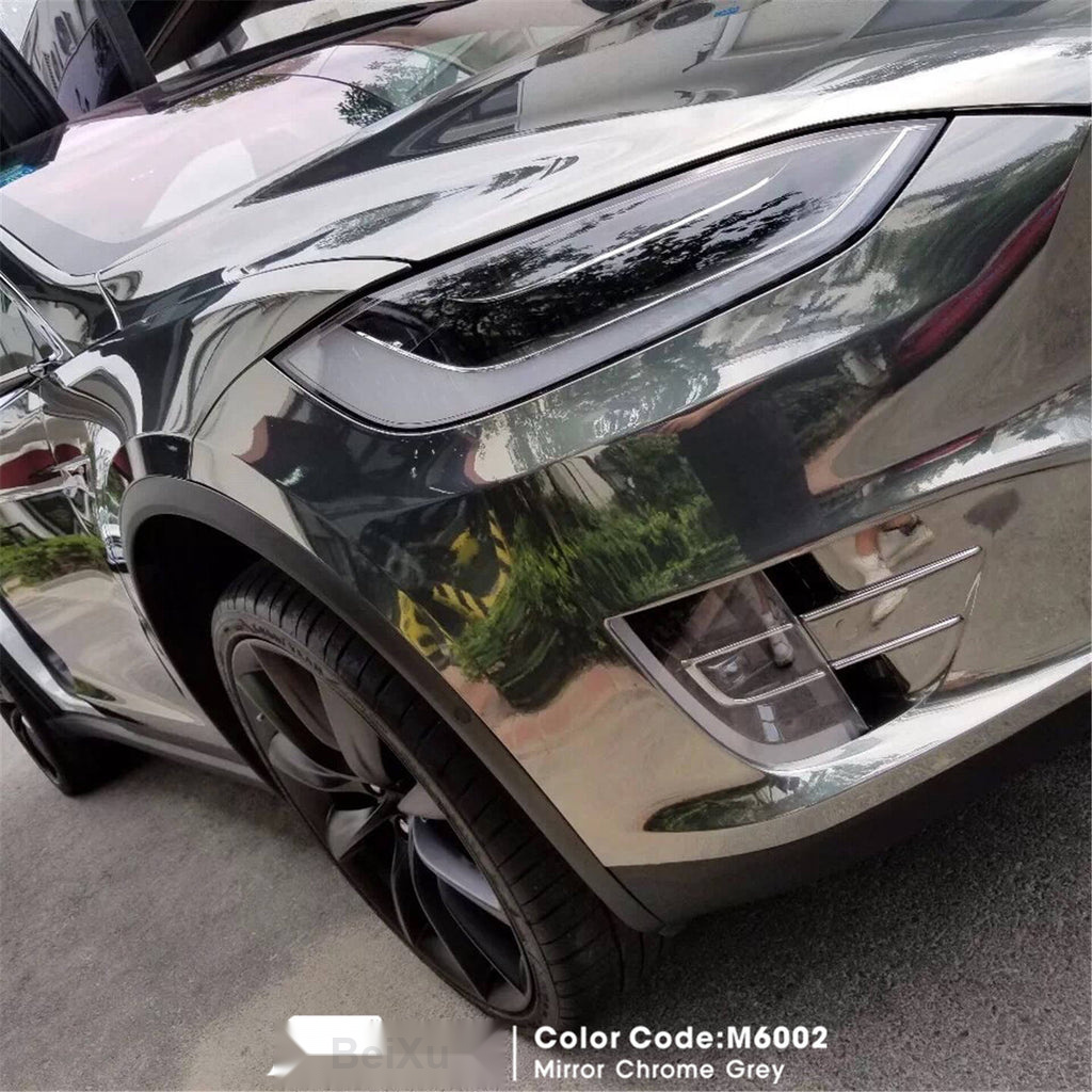 Mirror Chrome Grey Vinyl image 5