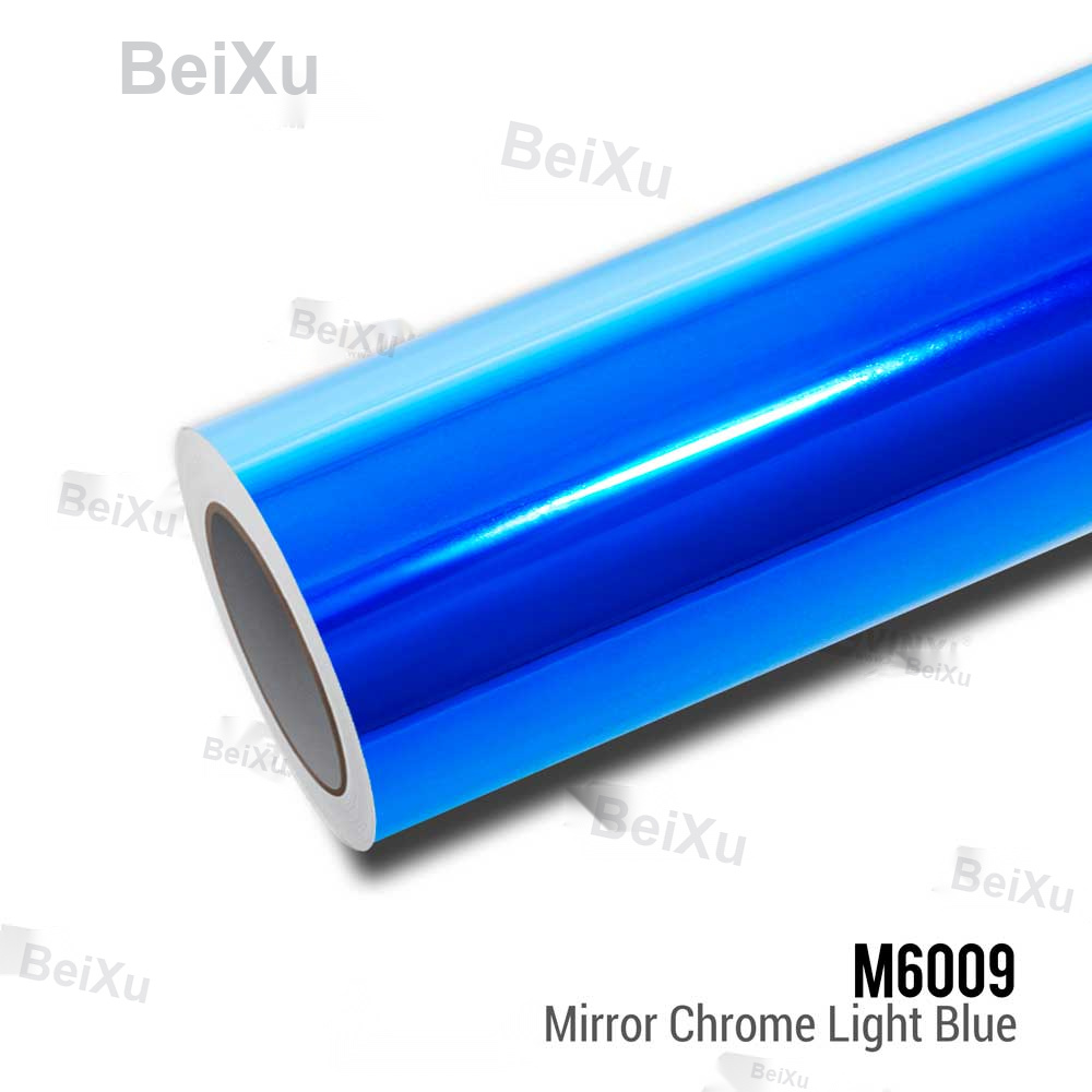 Mirror Chrome Light Blue Vinyl