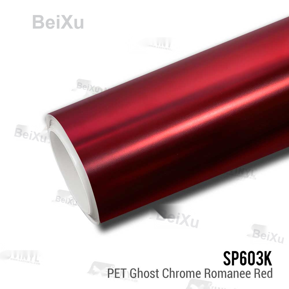 PET Ghost Chrome Romanee Red Vinyl