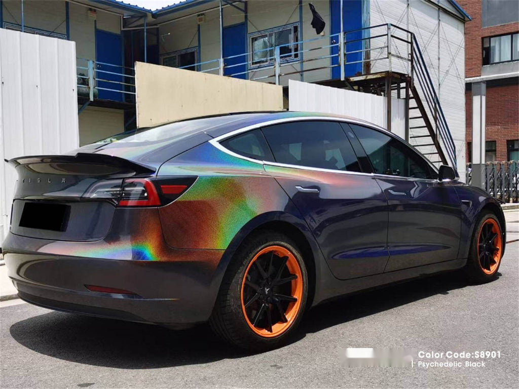 Gloss Psychedelic Black Vinyl image 3