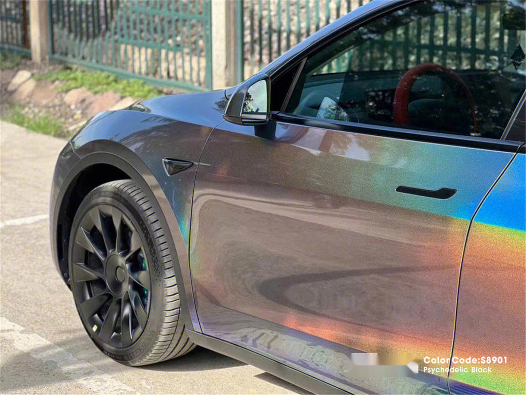 Gloss Psychedelic Black Vinyl image 6