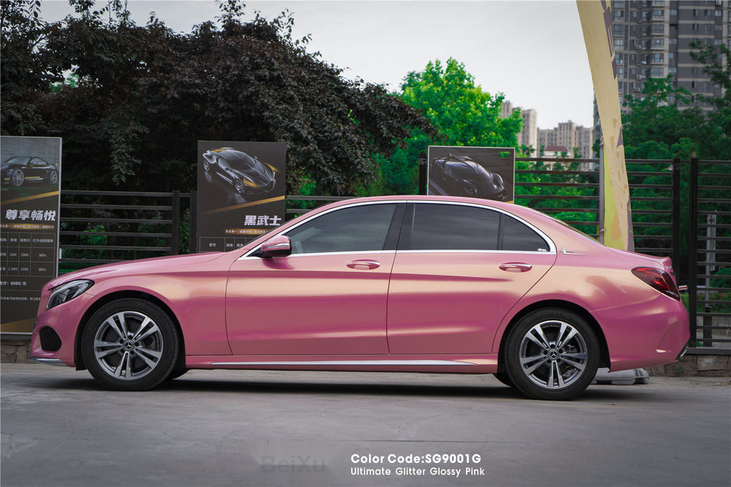 Ultimate Glitter Glossy Pink Vinyl image 3