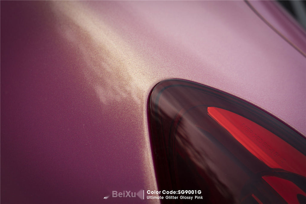 Ultimate Glitter Glossy Pink Vinyl image 8