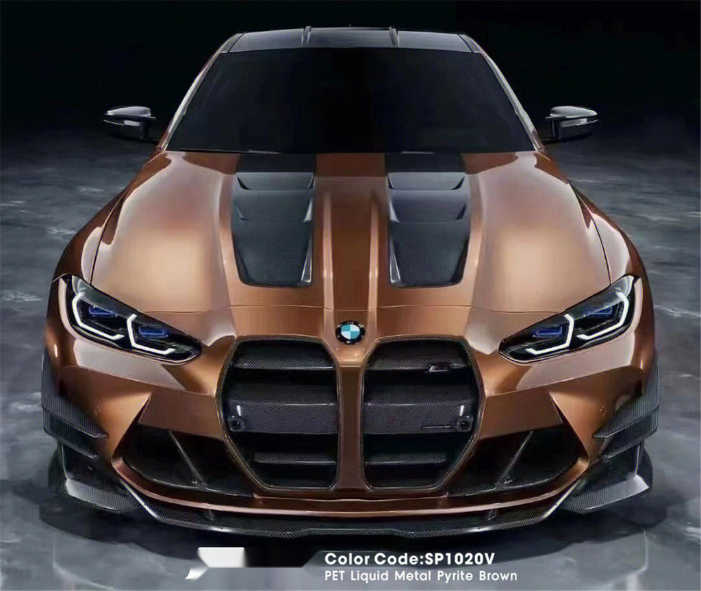 PET Liquid Metal Pyrite Brown Vinyl alternate view