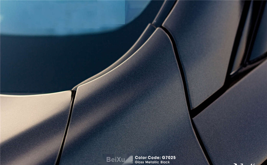 Gloss Metallic Black Vinyl image 7