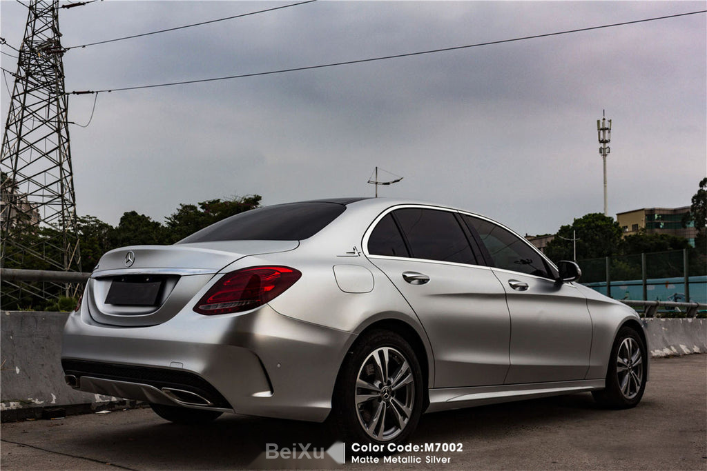 Matte Metallic Silver Vinyl image 8