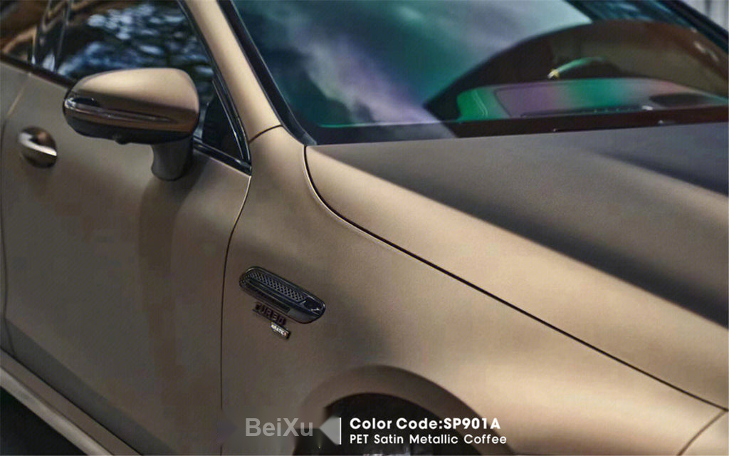PET Satin Metallic Coffee Vinyl image 6