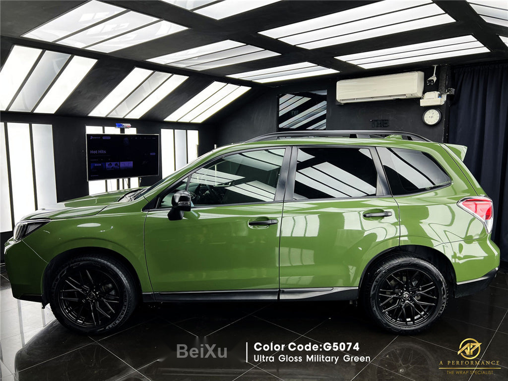 Ultra Gloss Military Green Vinyl image 12